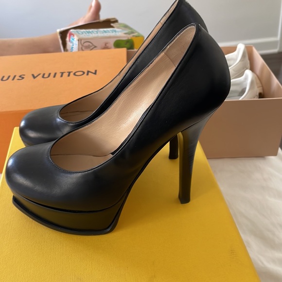 Fendi fendiista  logo tow double platform pump black - Picture 8 of 10